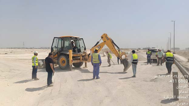 مشروع ايصال خدمات الصرف الصحي بالمنطقة الشرقية